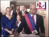 Haiti: Michel Martelly au MUPANA et au Palais National (14 mai 2011)