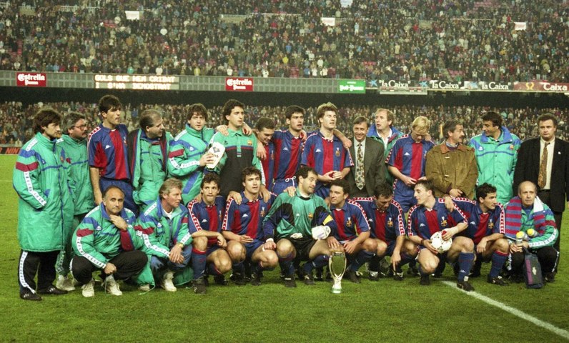 FC Barcelona UEFA Super Cup Winners 1992 vs Werder Bremen (3-2 on