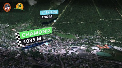Parcours 3D - KM Vertical du Mont-Blanc