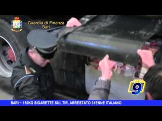 BARI | 150 Kg di sigarette sul tir, arrestato 31enne italiano