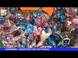 CASAMASSIMA | Sequestate 2200 uova pasquali