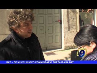 BAT | De Mucci nuovo commissario Forza Italia Bat