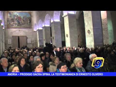ANDRIA | Prodigio della Sacra Spina, la testimonianza di Ernesto Olivero