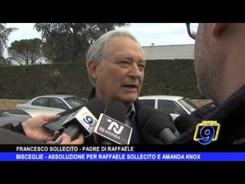 BISCEGLIE | Assoluzione per Raffaele Sollecito e Amanda Knox