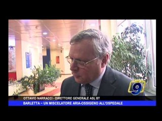 BARLETTA | Un miscelatore aria-ossigeno all'ospedale