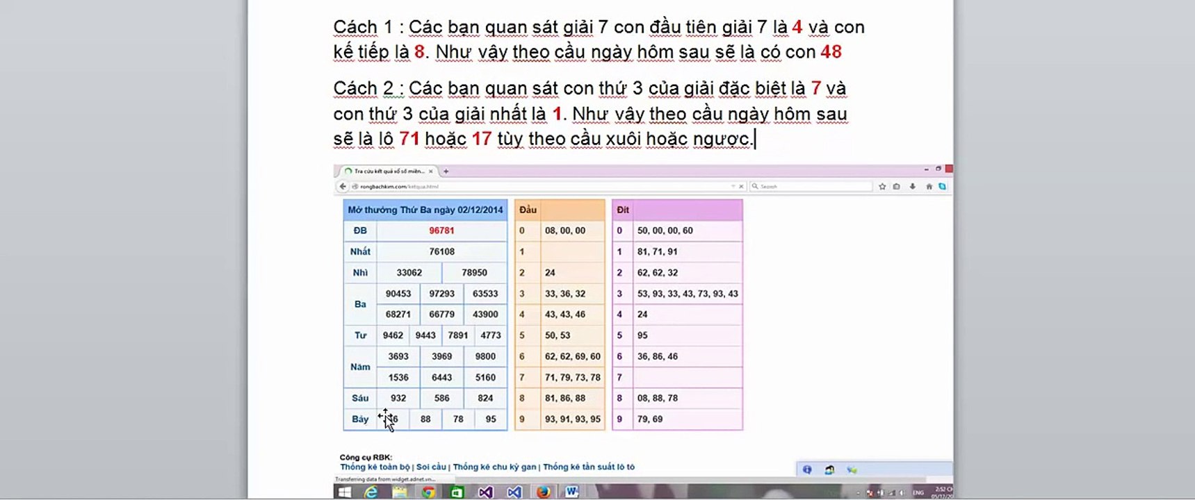 Kinh nghiệm chơi lô đề- soi cau xổ số- lô đề