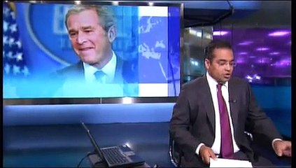 George Galloway gives an uncharitable summary of President Bush's time in office.