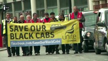 Les taxis londoniens inquiets de la concurrence d'Uber
