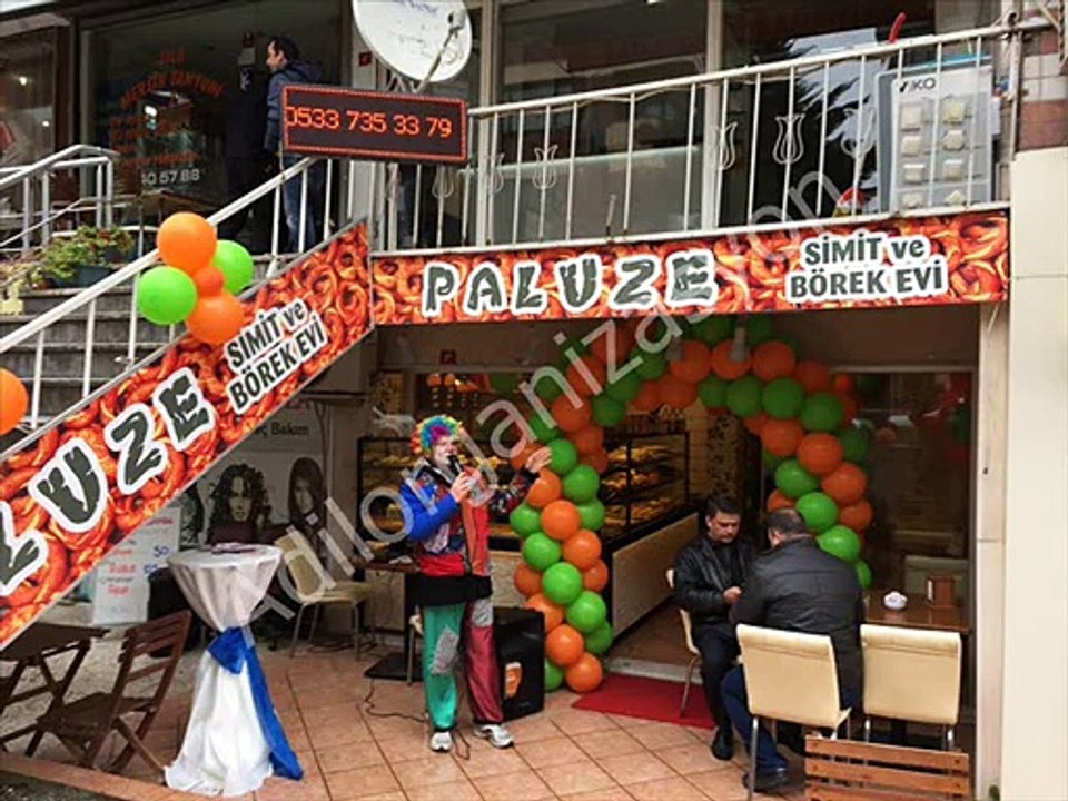 açiliş organizasyon 0535 227 91 25 balon süsleme palyaço ses sistemi