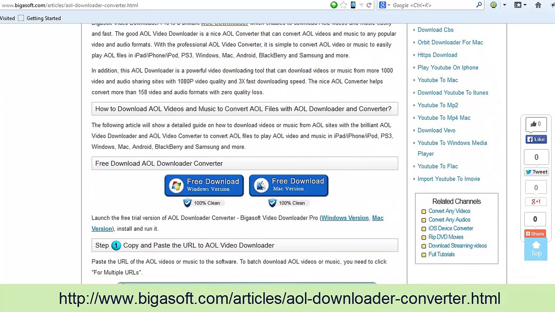 How To Download Videos Music From Aol With Aol Downloader Converter 影片 Dailymotion