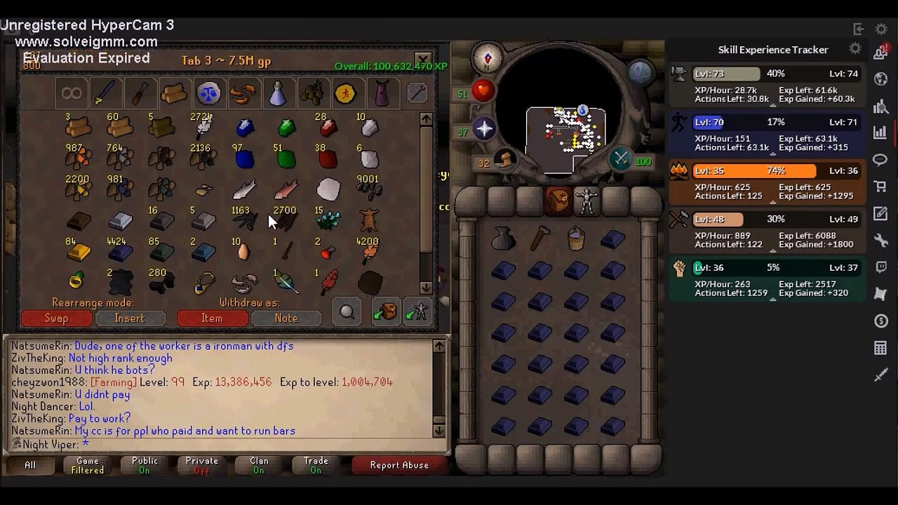 OSRS Ironman Smithing Guide (48k smith xp/h & 70k gp/h profit