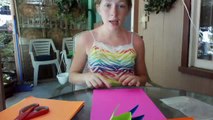 how to make a folded fan decoration with paper