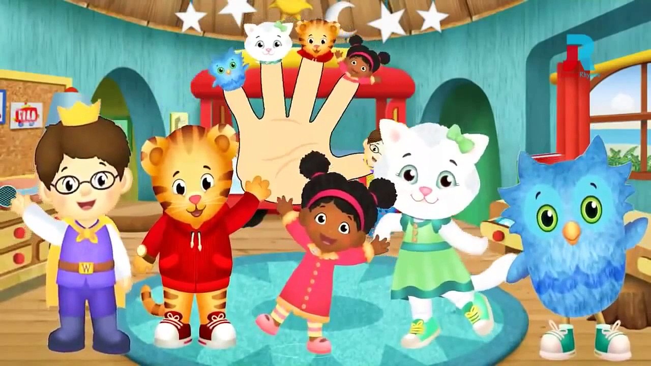 Daniel Tigers Neighborhood Finger Family Cartoon Animation Nursery Rhymes For Children