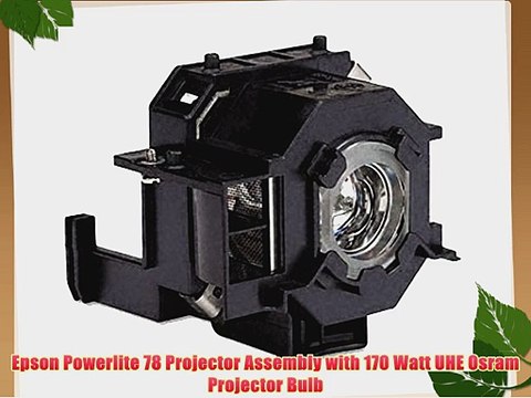 Epson Powerlite 78 Projector Assembly with 170 Watt UHE Osram Projector Bulb
