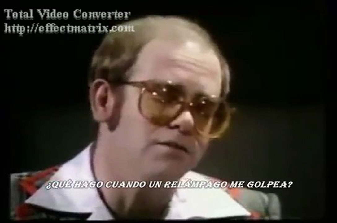 Elton John - Sorry Seems To Be The Hardest Word (sub) español