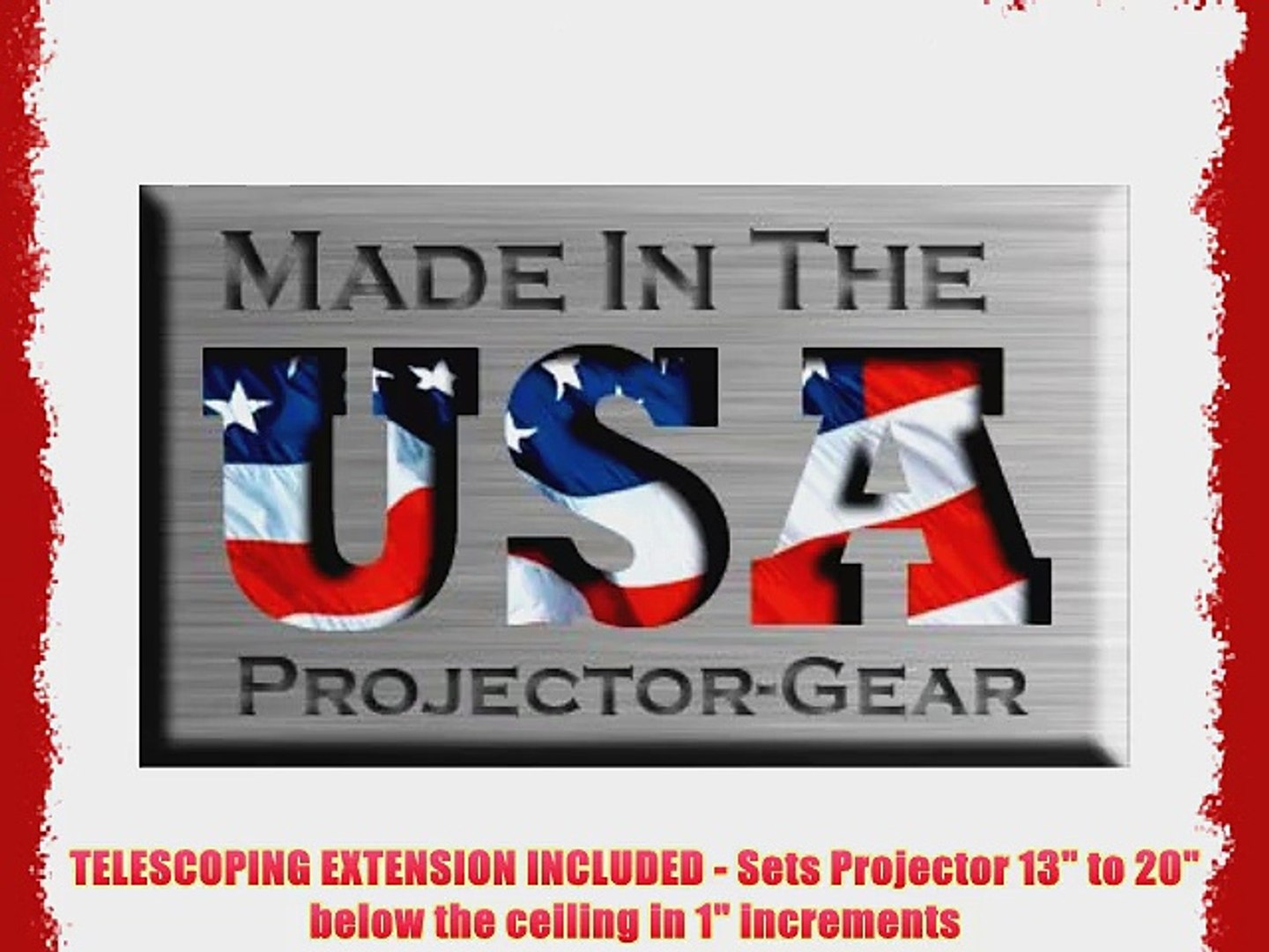 Projector Gear Projector Ceiling Mount For Acer H5360 With