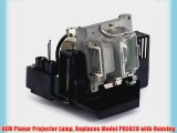 OEM Planar Projector Lamp Replaces Model PR5020 with Housing