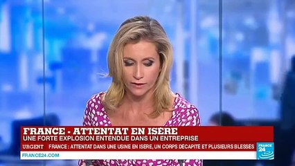 Attentat dans une usine en Isère : "Un homme est entré un drapeau islamiste à la main"
