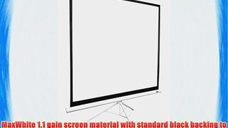 Elite Screens T99NWS1 Tripod Series Portable Projection Screen (99 Diag. 1:1 70Hx70W)