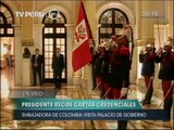 Presentación de cartas credenciales por la Embajadora de Colombia