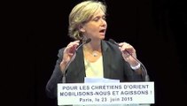 Discours de Valérie Pécresse au rassemblement de soutien aux Chrétiens d'Orient