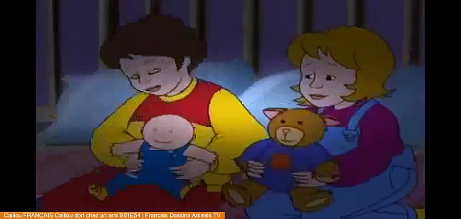 Caillou FRANÇAIS - Caillou dort chez un ami (S01E54)