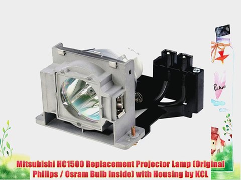 Mitsubishi HC1500 Replacement Projector Lamp (Original Philips / Osram Bulb Inside) with Housing