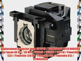Replacement projector lamp ELPLP67 / V13H010L67 WITH HOUSING for Epson EB S12 / EB W12 / EX3210