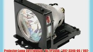 Projector Lamp 5811100038 / BL-FP260A / 997-3346-00 / 997-4286-00 for 3M AD30X AD40X / OPTOMA