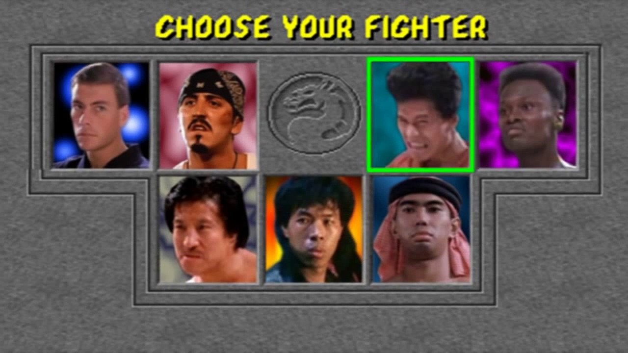 Van Damme in Mortal Kombat: Bloodsport Edition