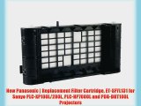 New Panasonic | Replacement Filter Cartridge ET-SFYL131 for Sanyo PLC-XP100L/200L PLC-HP7000L