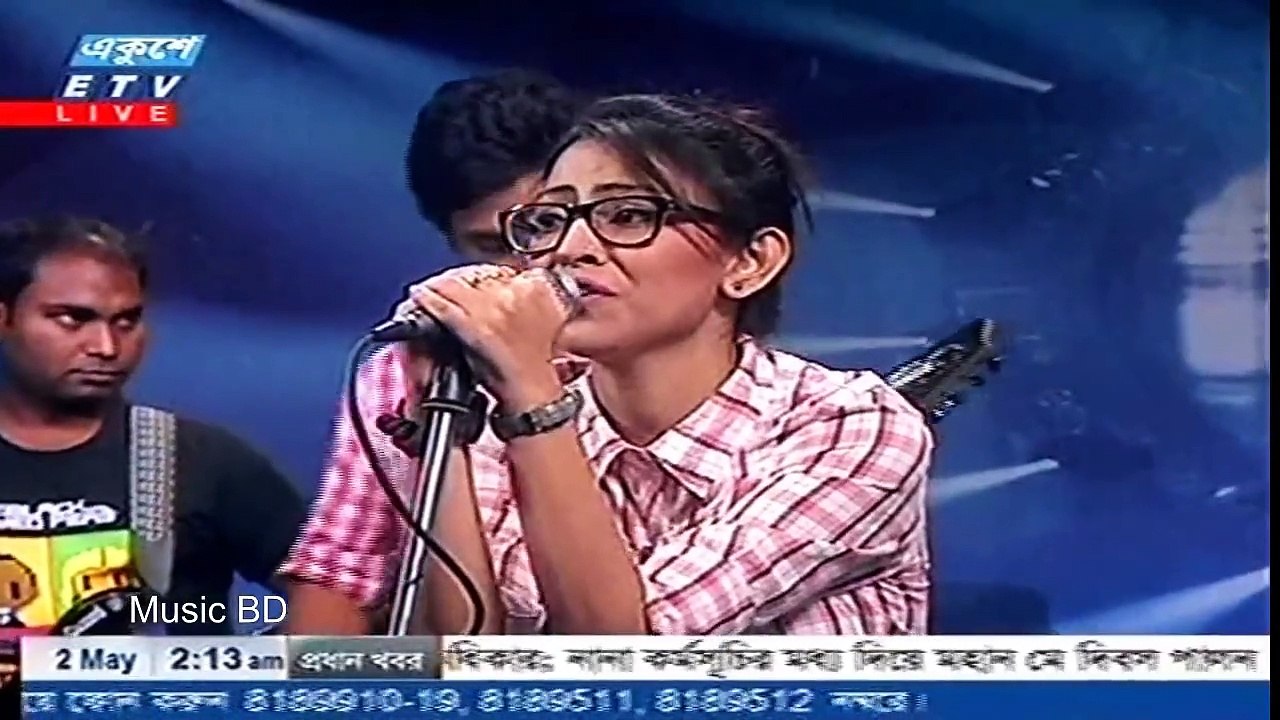 O pagol mon monre mon keno eto kotha bole live studio concert 2015 by Turin Bangladeshi Idol