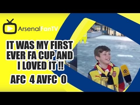 It Was My First Ever FA Cup And I Loved It !! | Arsenal 4 Aston Villa 0 | FA Cup Final