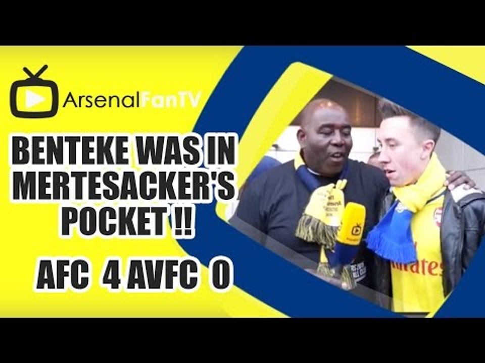 Benteke Was In Mertesacker's Pocket !! | Arsenal 4 Aston Villa 0 | FA Cup Final