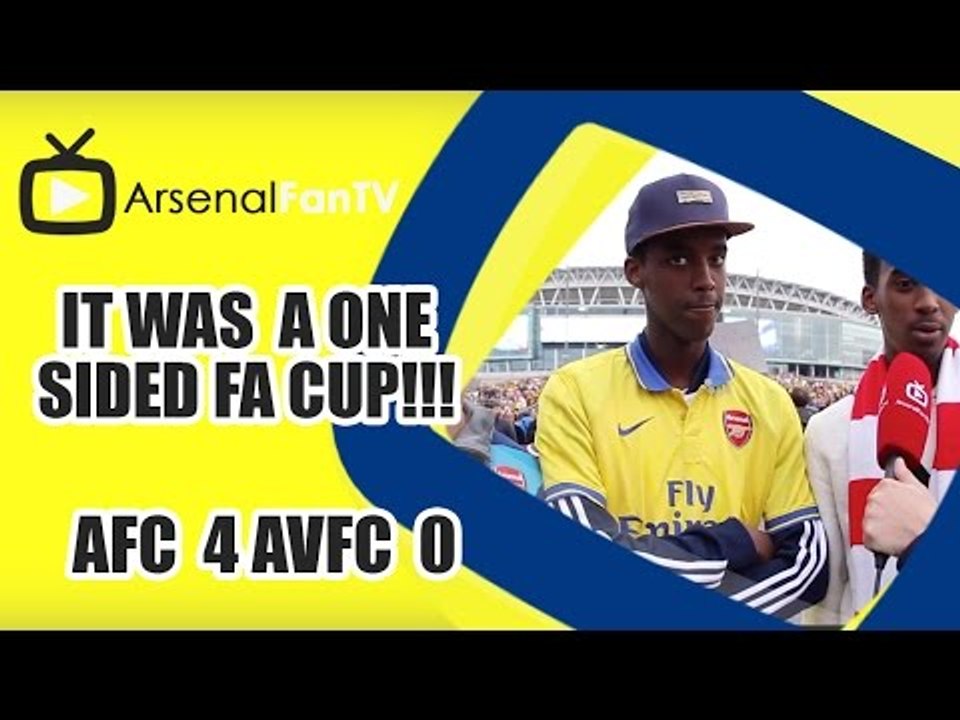 It Was One Sided FA Cup!!! | Arsenal 4 Aston Villa 0 | FA Cup Final