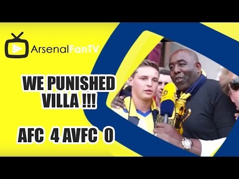 We Punished Villa !!! | Arsenal 4 Aston Villa 0 | FA Cup Final