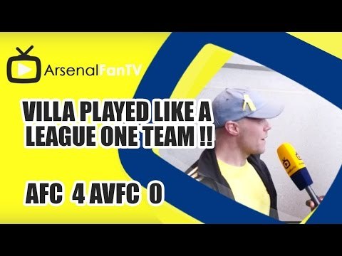 Villa Played Like A League One Team !! | Arsenal 4 Aston Villa 0 | FA Cup Final