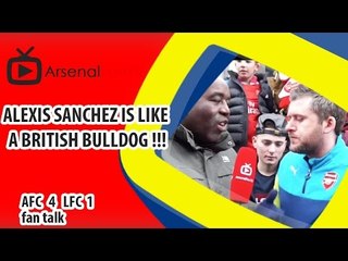 Alexis Sanchez Is Like A British Bulldog !!! | Arsenal 4 Liverpool 1