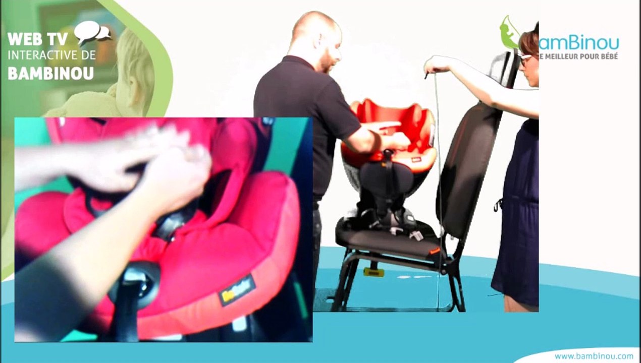 Présentation du siège-auto dos à la route BeSafe iZi Kid i-Size X1 Isofix groupe 0+ et 1