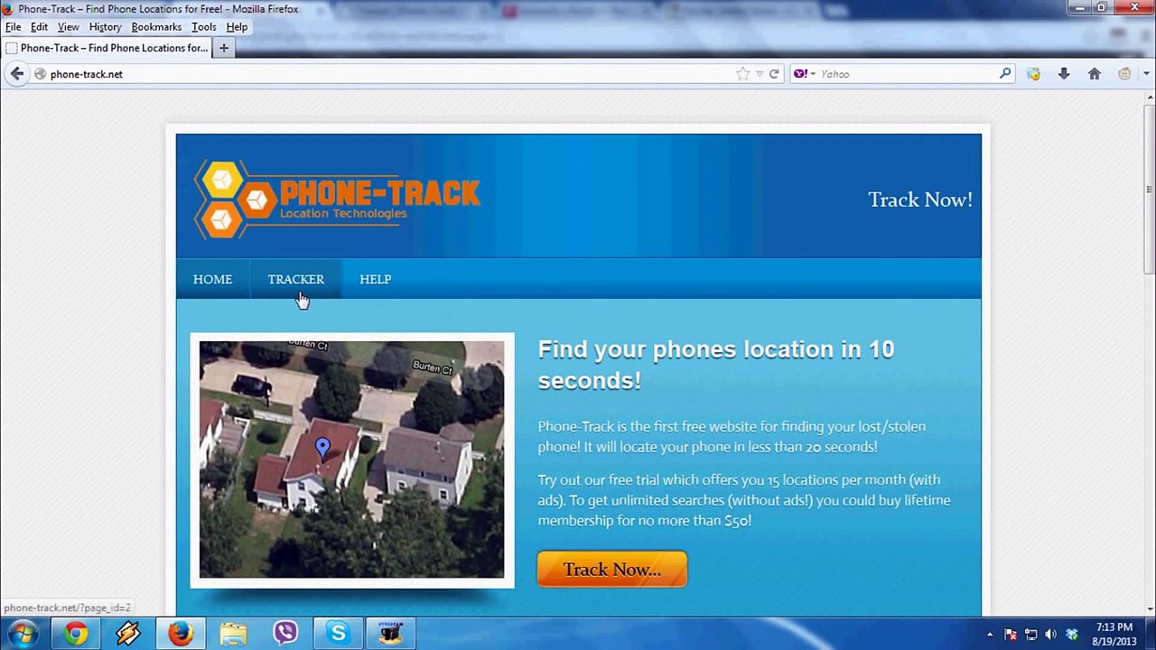 Phone Tracker - Find Any Cell Phones Location Only Using The Number!