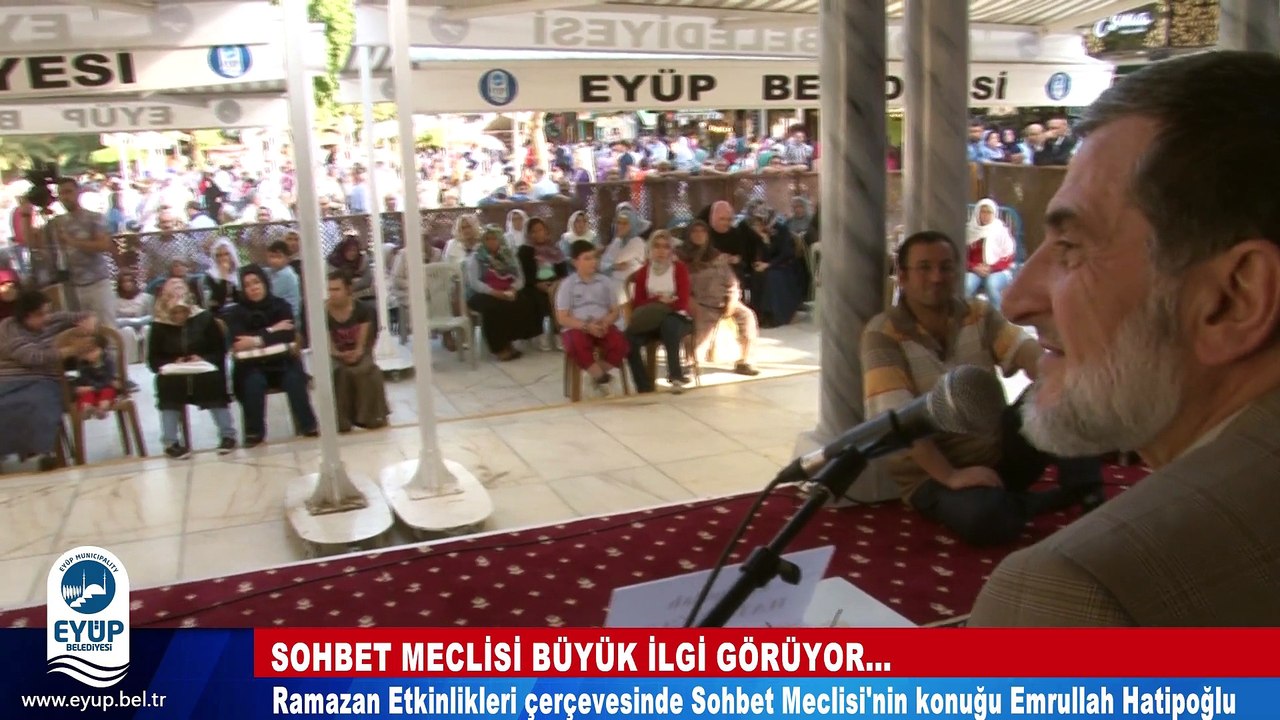 Eyüp Camii Meydanında Sohbet Meclisi