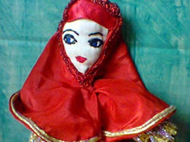 Red Hijab Doll