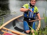 Canoe & Kayak UK - Canoe Skills - Positions for paddling your canoe (solo) video