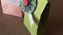 Como hacer bolsa para regalo // DIY paper gift bag