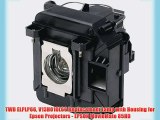 TWD ELPLP66 V13H010L66 Replacement Lamp with Housing for Epson Projectors - EPSON MovieMate