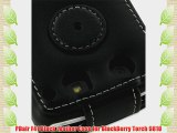PDair F41 Black Leather Case for BlackBerry Torch 9810