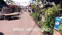 Cebu city short Drive BRGY HIPODROMO　 ヒポドロモ町内をドライブします