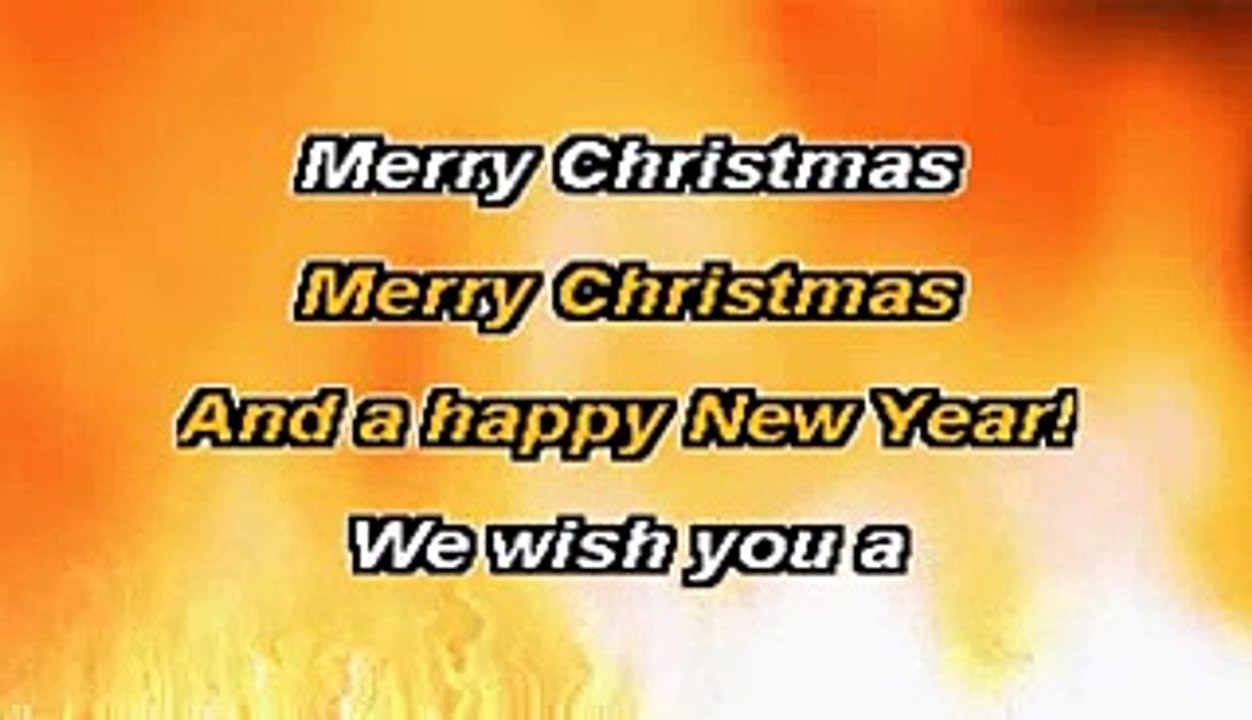 Christmas We Wish You A Merry Christmas Karaoke