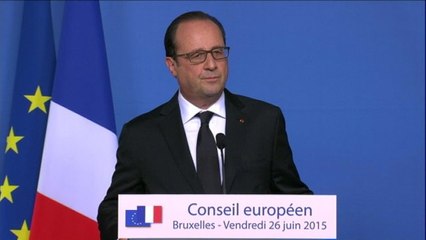 Attentat en Isère : pour François Hollande : " L’intention ne fait pas de doute, c’est de provoquer une explosion."