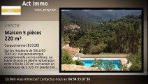 A vendre - Maison/villa - Carqueiranne (83320) - 5 pièces - 220m²